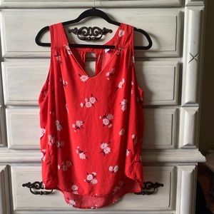 Old Navy floral print tank